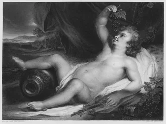 The Infant Bacchus, from the Picture in the Vernon Gallery